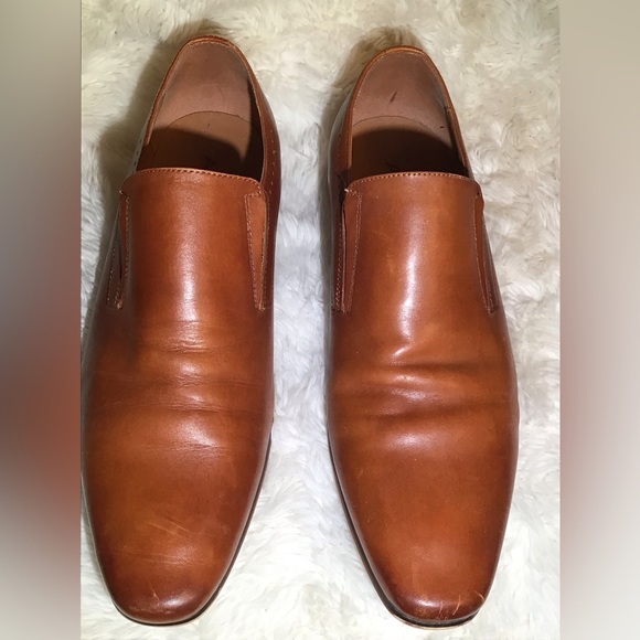 Aldo brown leather Oxford shoes size 10.5 - Picture 1 of 7